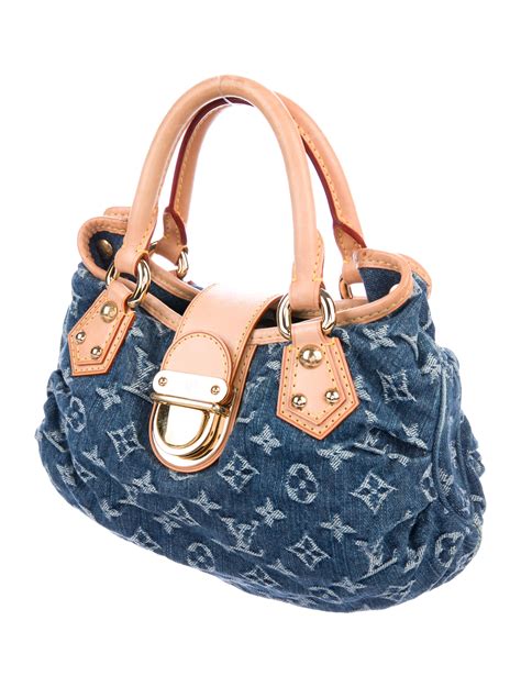 monogram denim handbags